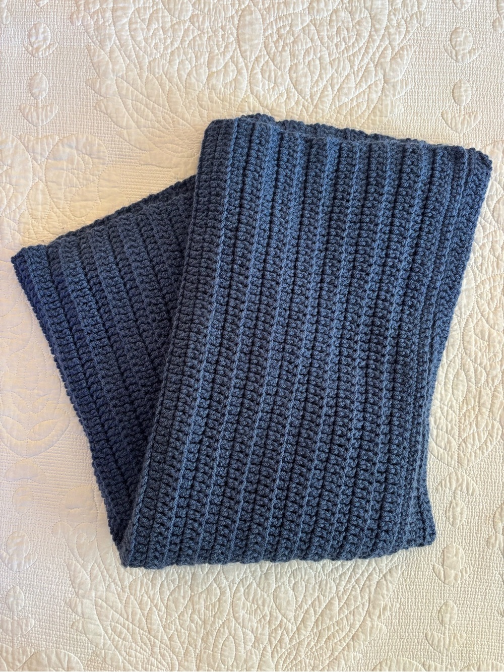 Knit Throw Blue 52x33